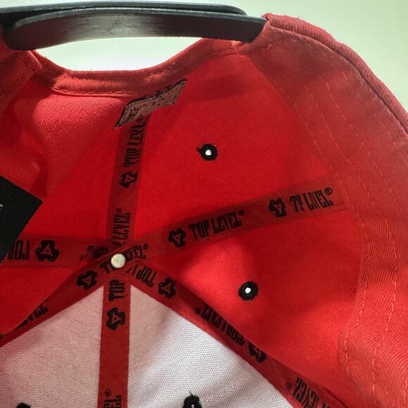 Top Level Blessed Hat Cap Snap Back Patch Praying Hands Embroidered Mens - Picture 8 of 10